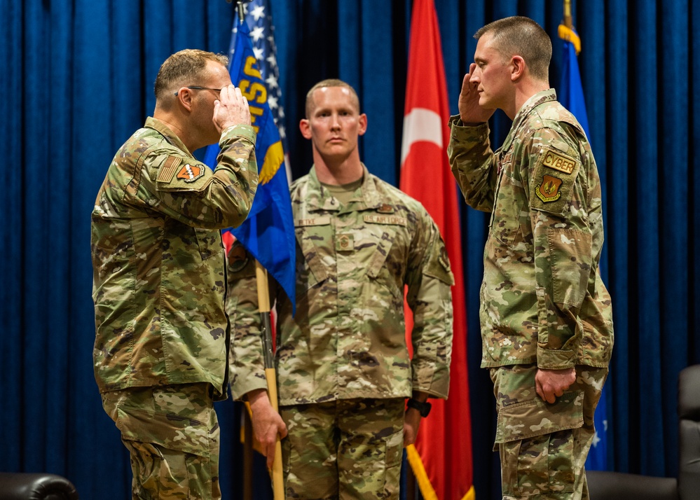 39th CS Change of Command