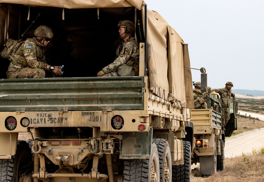 1-5 Cav Combined Arms Exercise