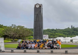 Okinawa Peace Park Candle Lighting and Set Up