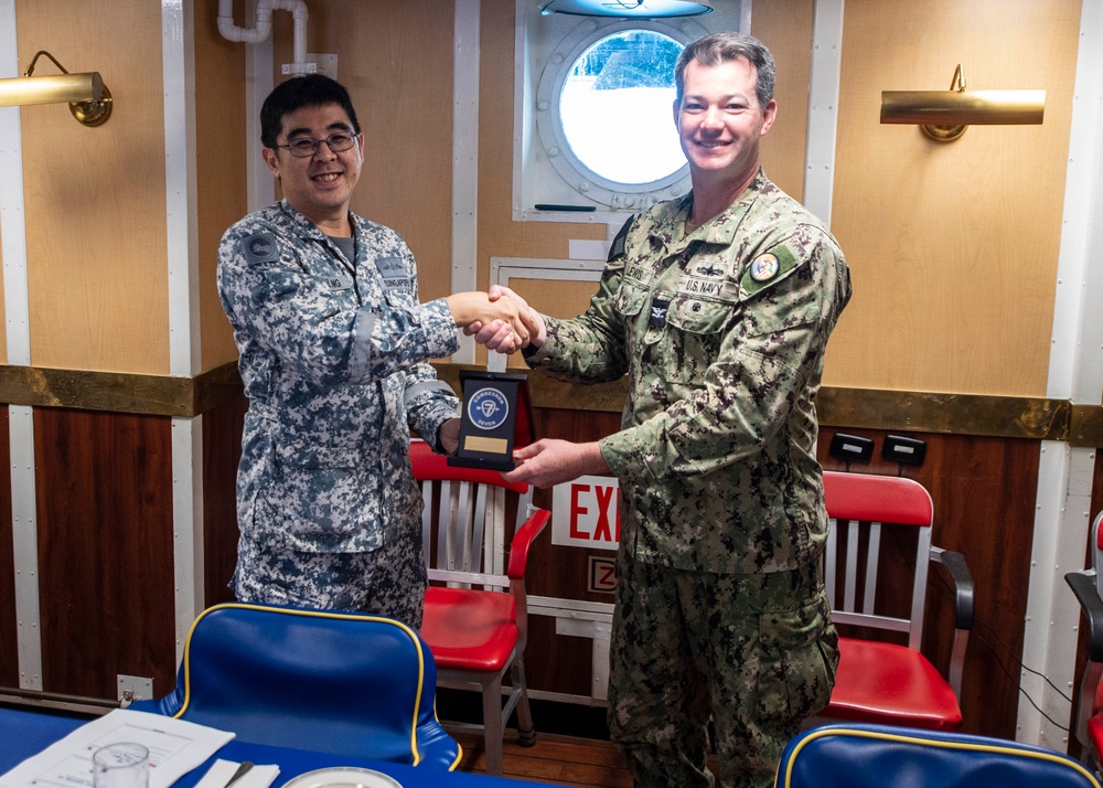 USS SHILOH HOSTS EXERCISE PACIFIC GRIFFIN 2023 PRE-SAIL CONFERENCE