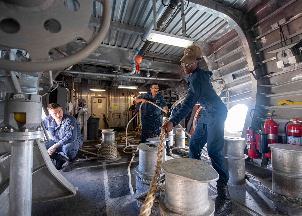 USS MANCHESTER (LCS 14) GETS UNDERWAY DURING EXERCISE PACIFIC GRIFFIN 2023