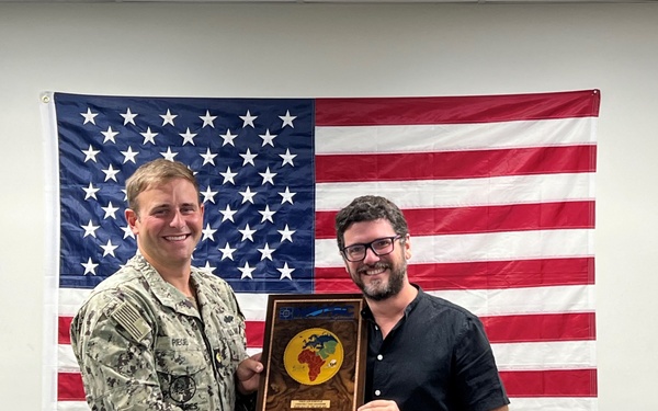 NAVFAC EURAFCENT Construction Engineer of the Year Award