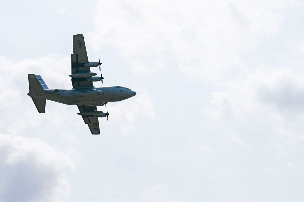Georgia, Delaware, Nevada, Arkansas and Missouri Air National Guard units land at Wunstorf Air Base, Germany after Air Defender 2023 training mission