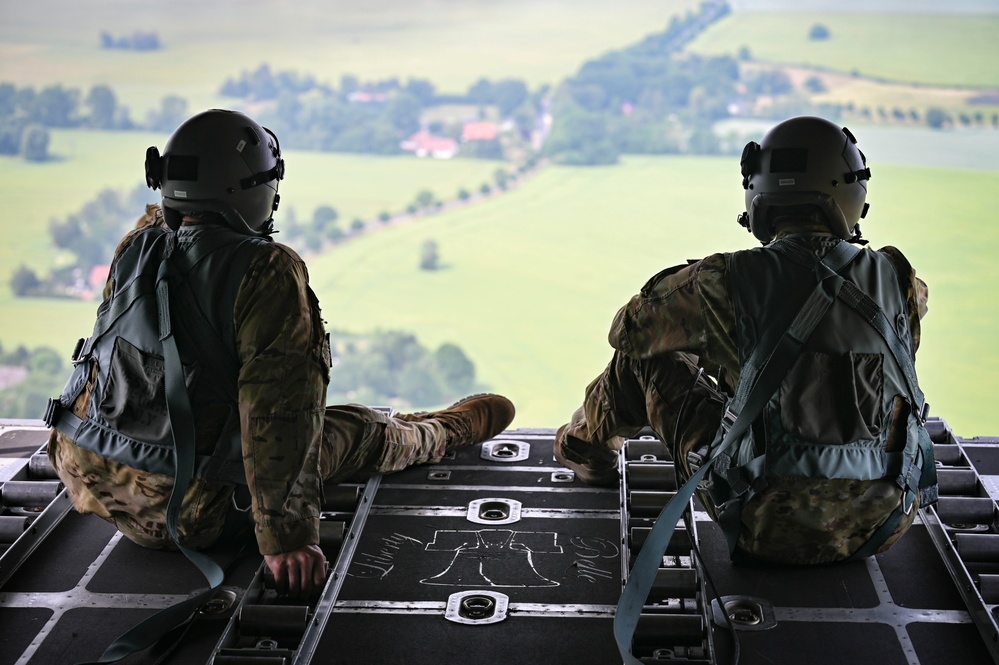 165th Airlift Wing flies training mission over Germany with Arkansas Air National Guard during Air Defender 2023