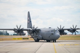 165th Airlift Wing flies training mission over Germany with Arkansas Air National Guard during Air Defender 2023