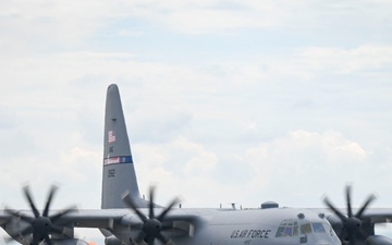 165th Airlift Wing completes final overseas exercise flying the C-130 Hercules in Germany during Air Defender 2023