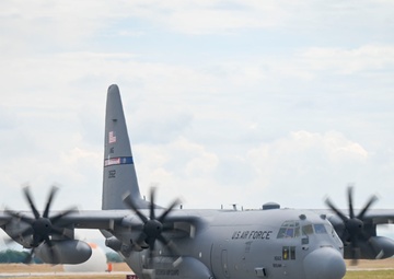 165th Airlift Wing completes final overseas exercise flying the C-130 Hercules in Germany during Air Defender 2023