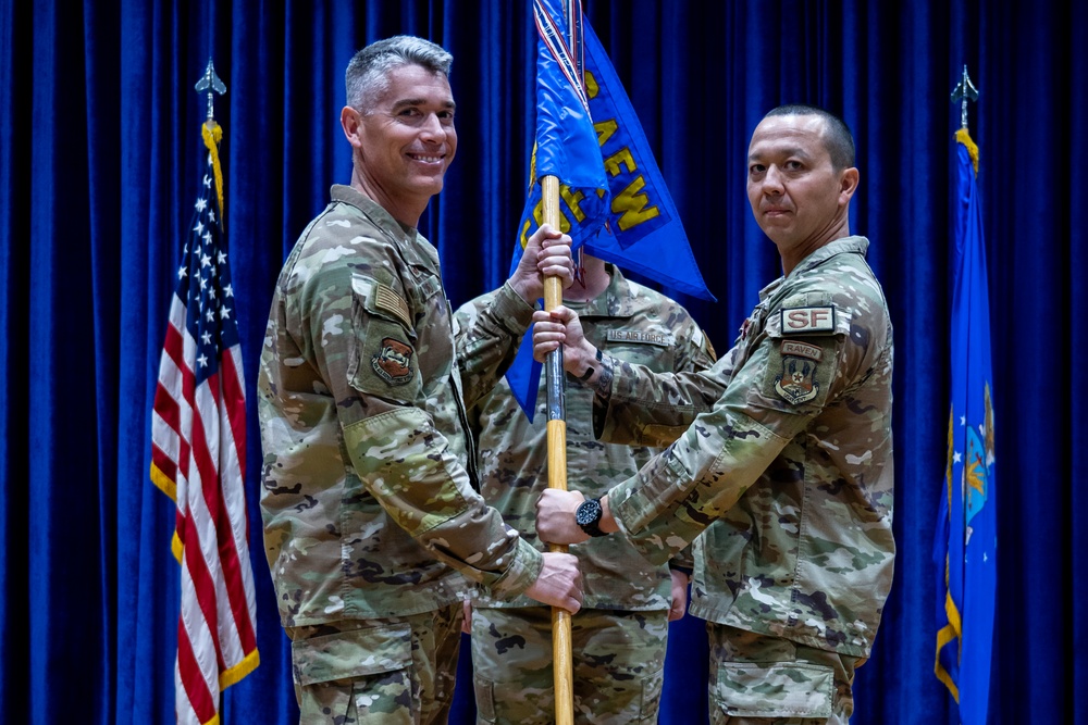 386th ESFS Change of Command