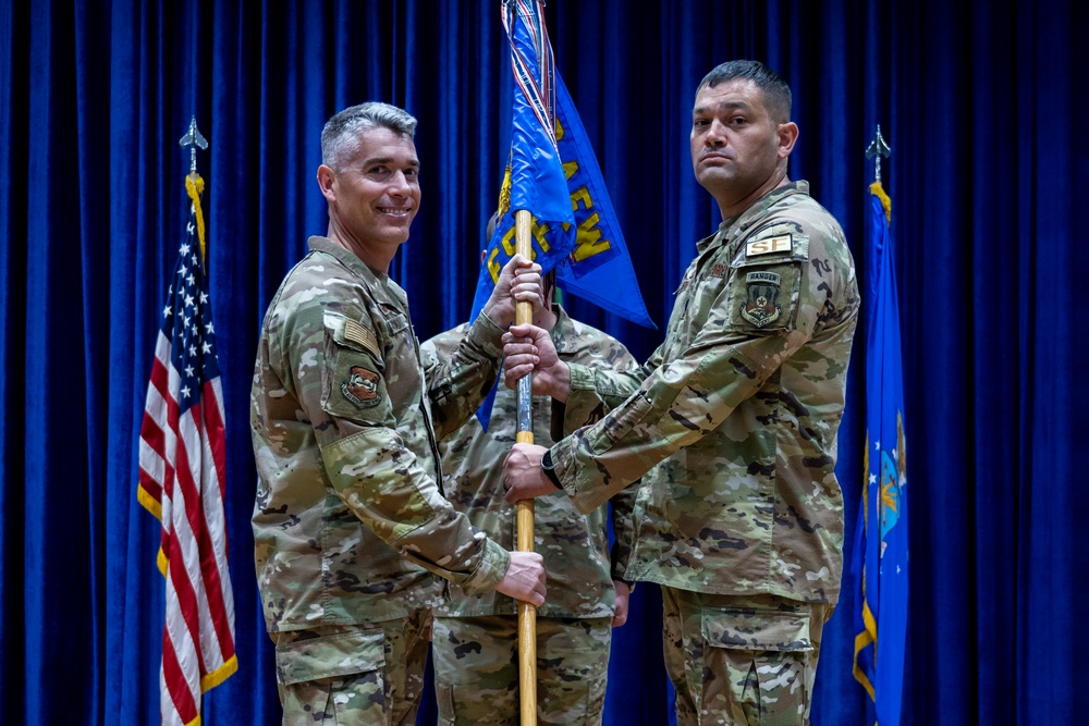 386th ESFS Change of Command