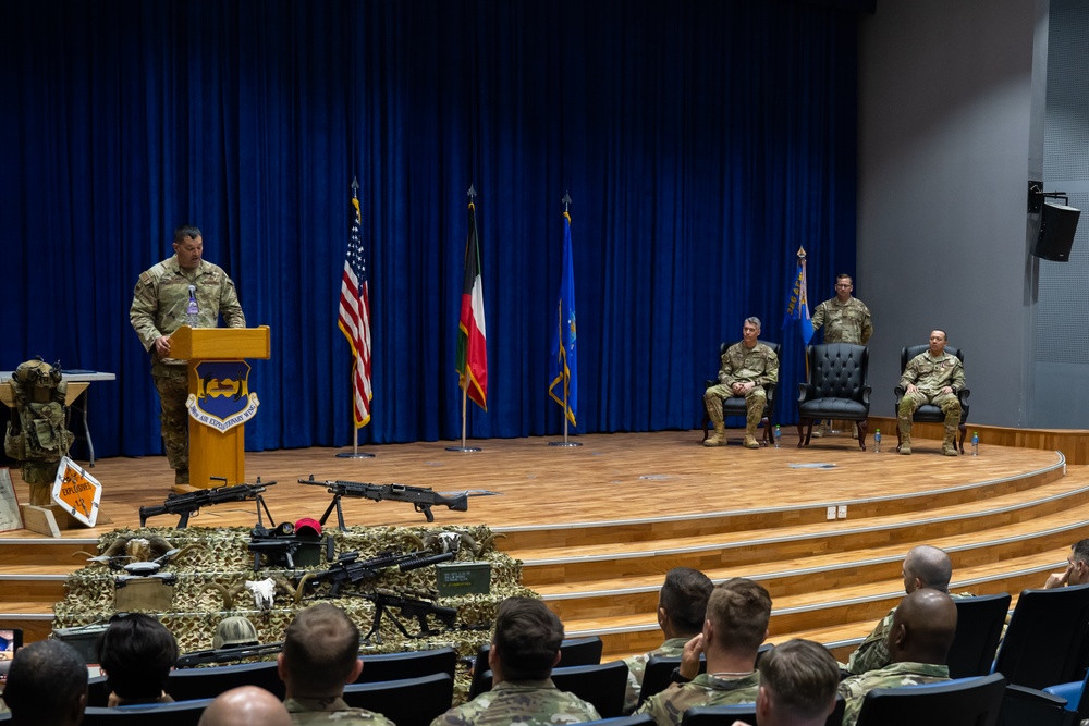 386th ESFS Change of Command