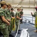 New Student Indoctrination (NSI) Cycle 1 Midshipman Candidates USS Marlinspike Line Handling