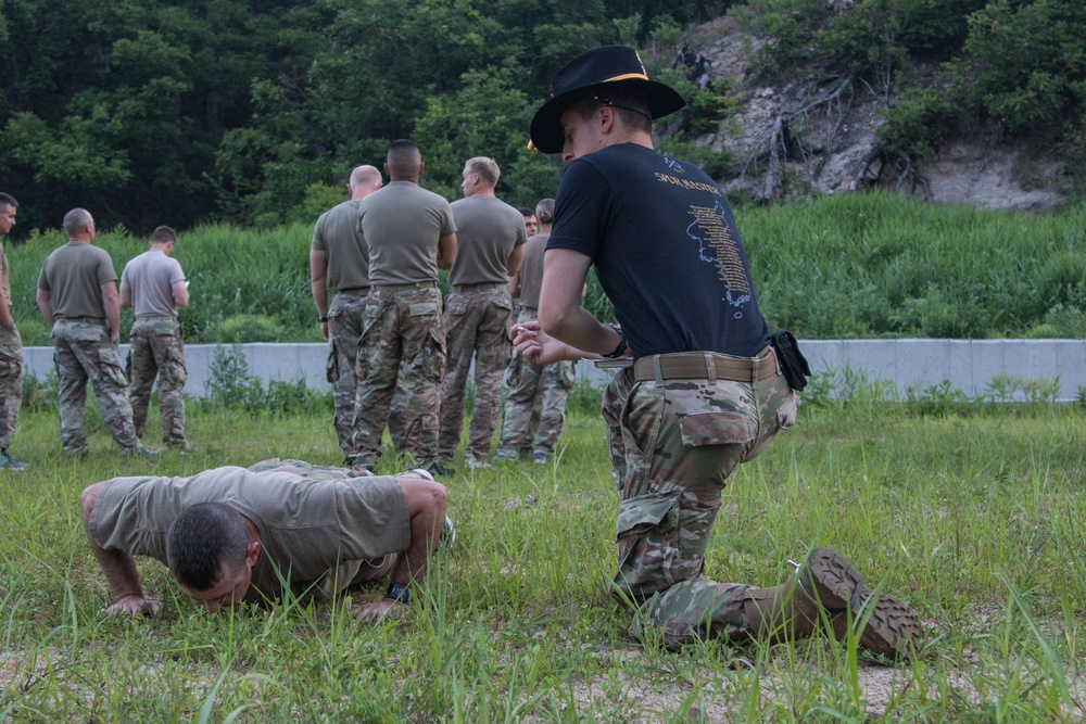 1-134th Cavalry Squadron conducts a Spur Ride in South Korea