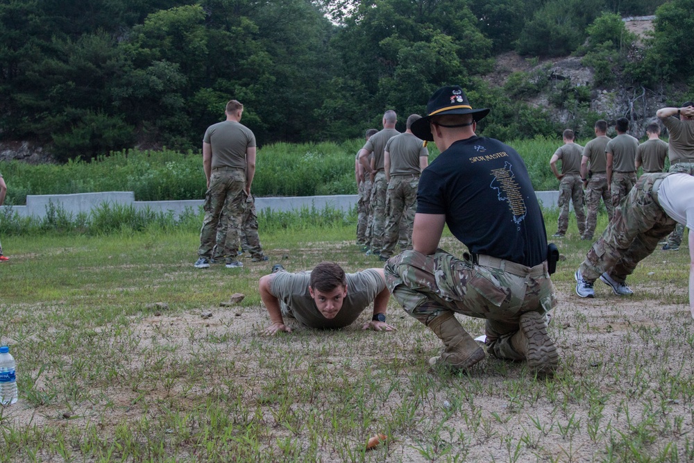 1-134th Cavalry Squadron conducts a Spur Ride in South Korea