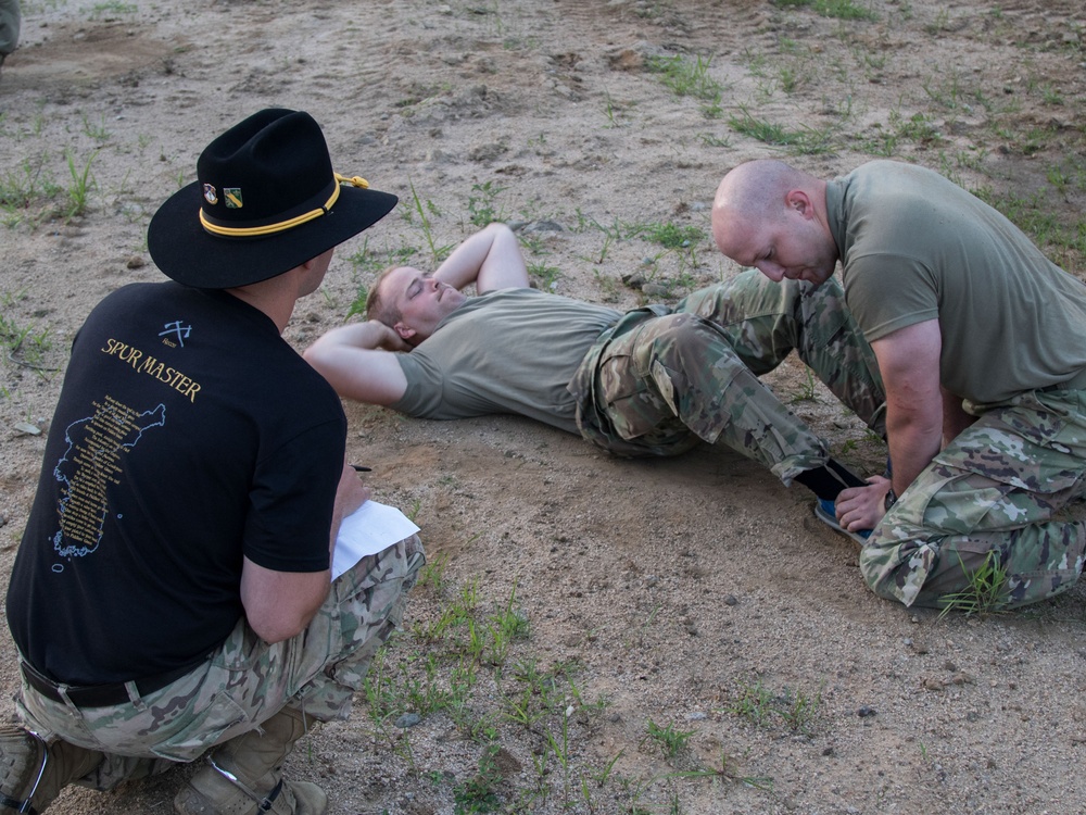 1-134th Cavalry Squadron conducts a Spur Ride in South Korea