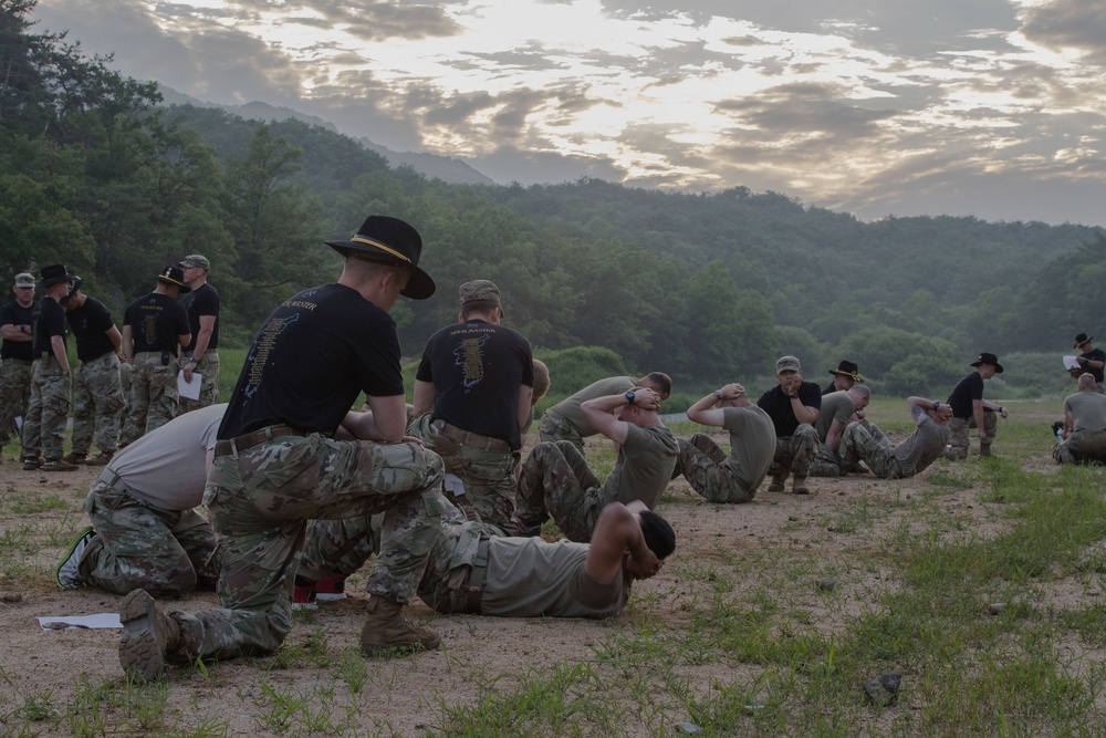 1-134th Cavalry Squadron conducts a Spur Ride in South Korea