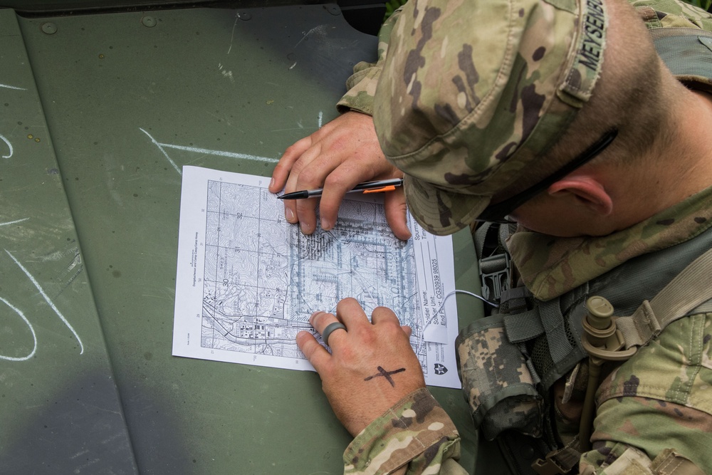 1-134th Cavalry Squadron conducts a Spur Ride in South Korea