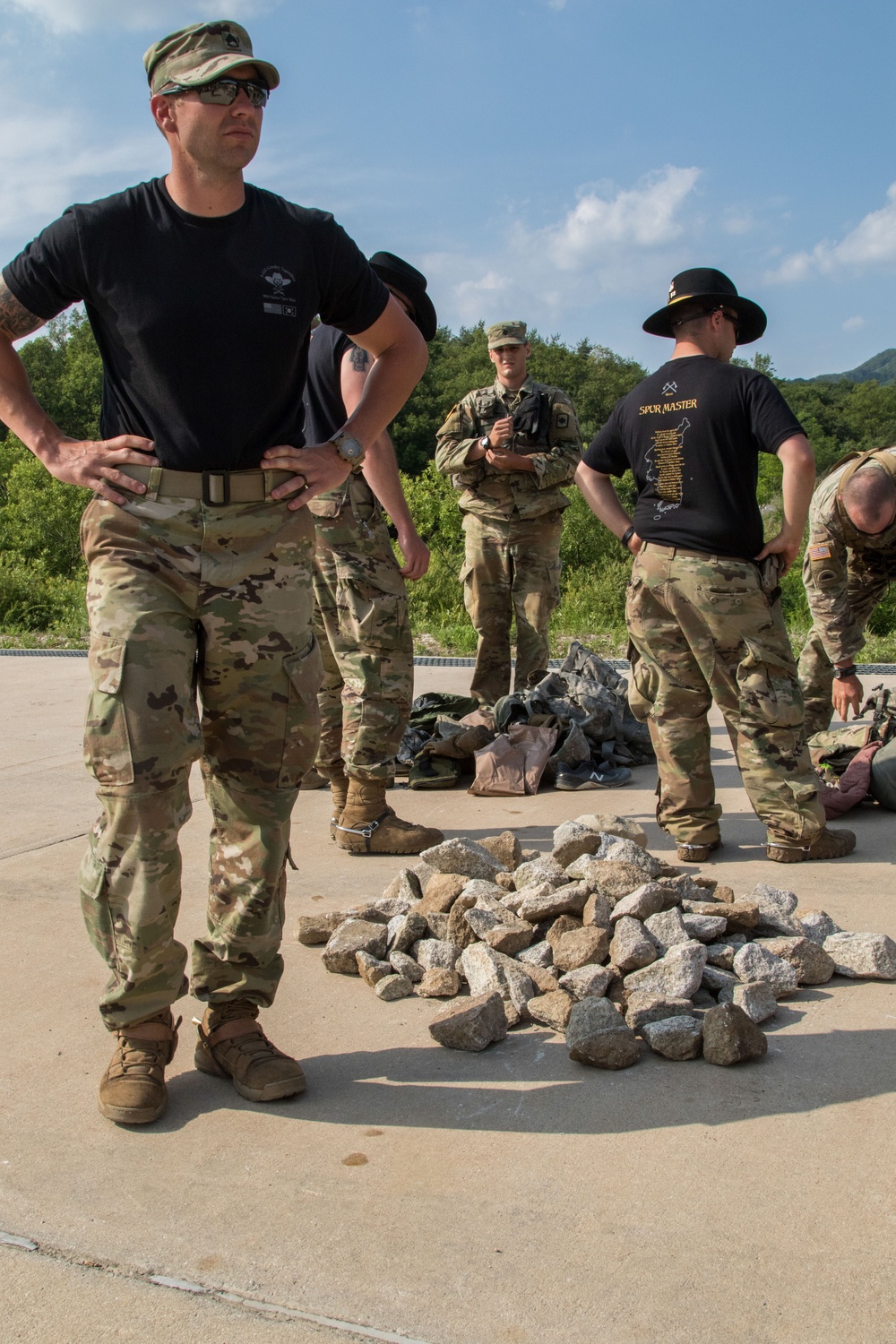 1-134th Cavalry Squadron conducts a Spur Ride in South Korea