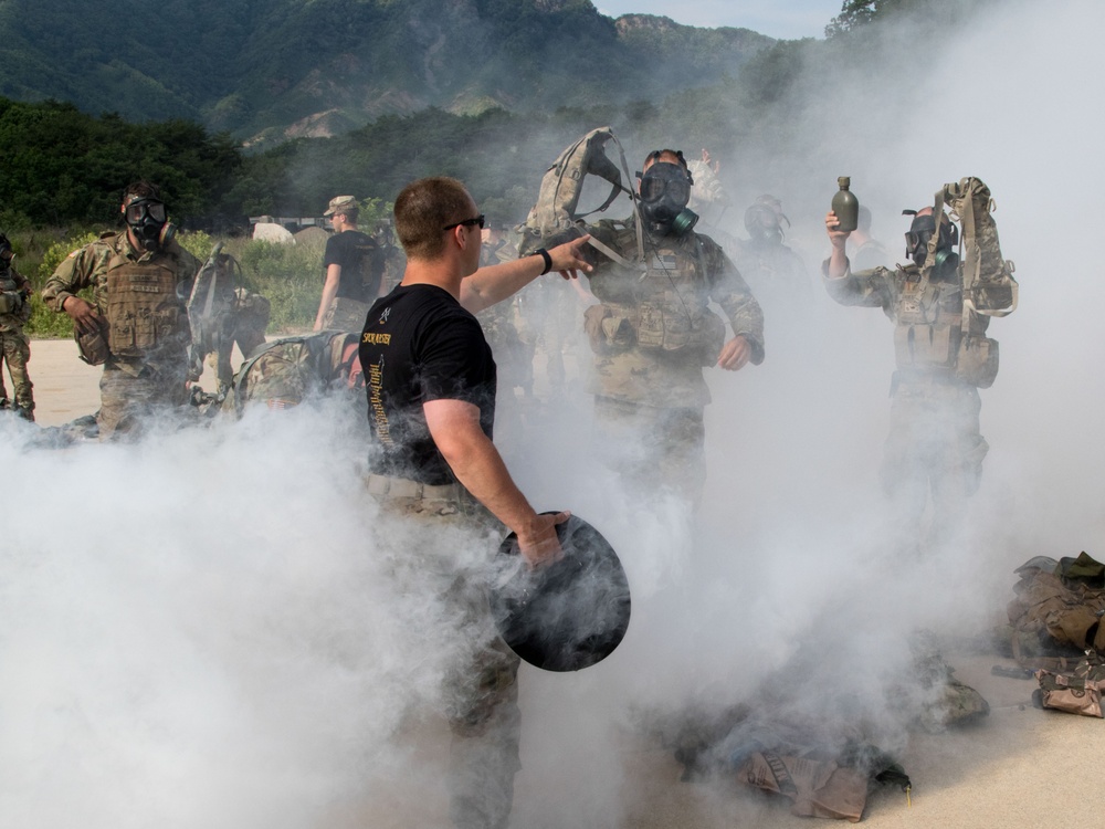 1-134th Cavalry Squadron conducts a Spur Ride in South Korea