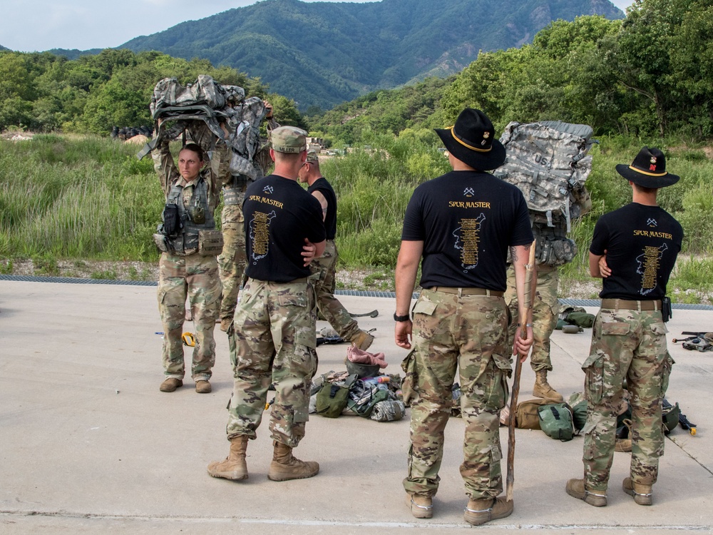 1-134th Cavalry Squadron conducts a Spur Ride in South Korea