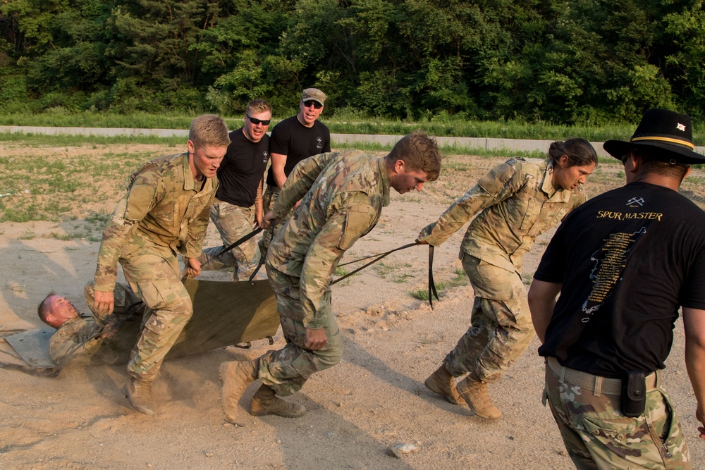 1-134th Cavalry Squadron conducts a Spur Ride in South Korea