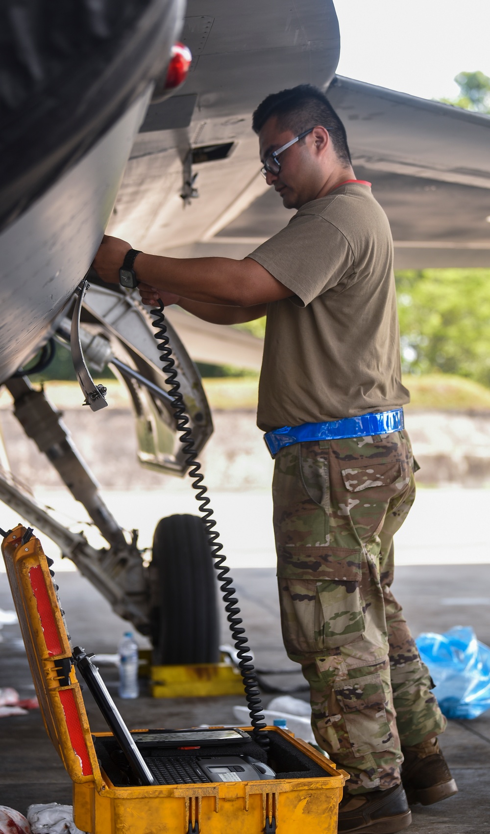 Flight line operations at Cope West 23