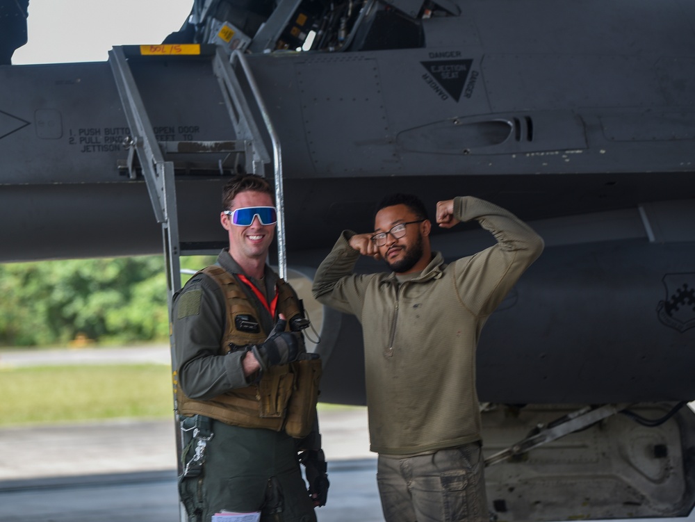 Flight line operations at Cope West 23