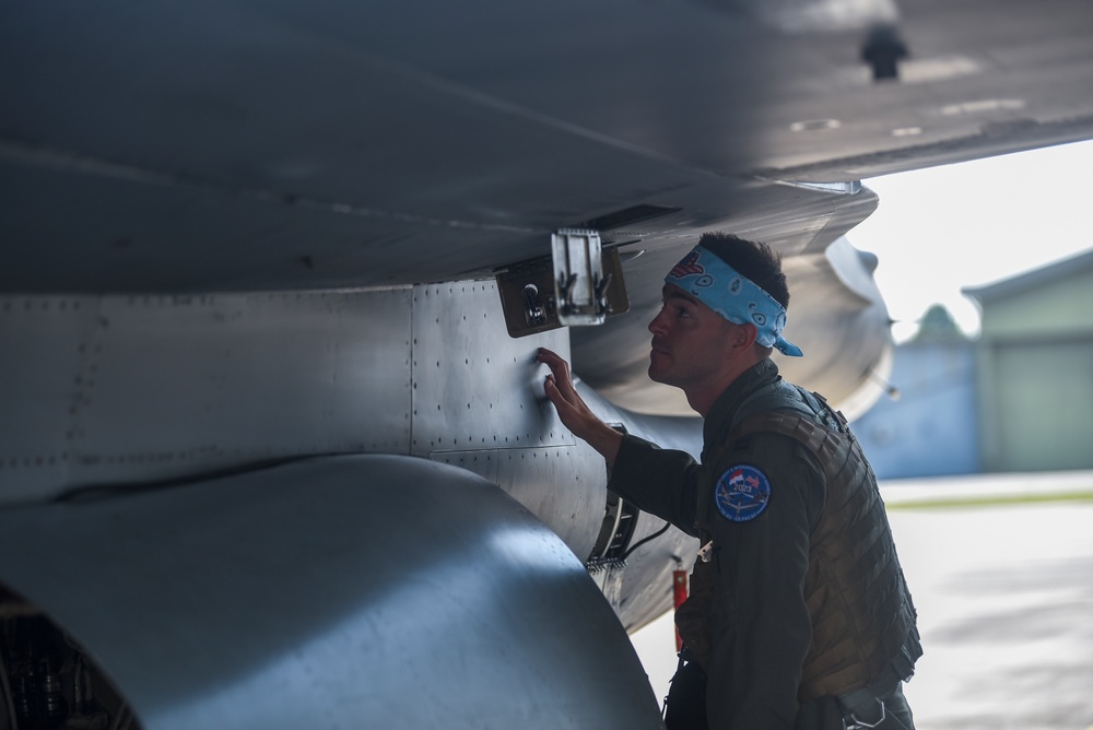 Flight line operations at Cope West 23