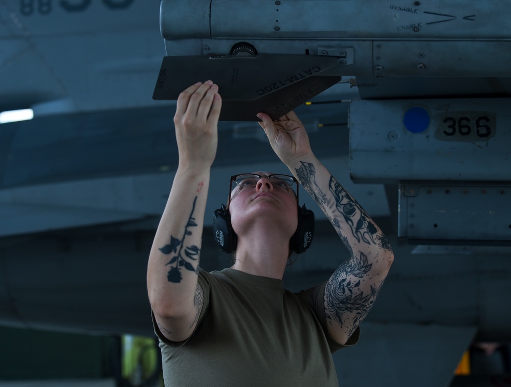 Flight line operations at Cope West 23