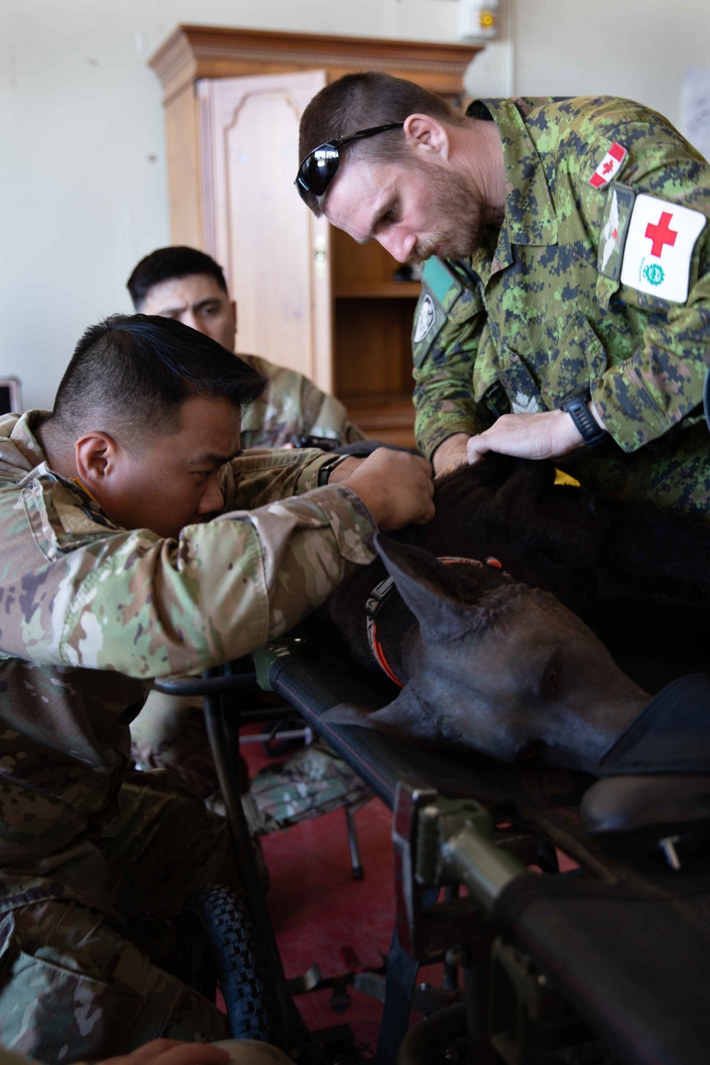 Effects and enablers team create real-world training during Global Medic exercise.