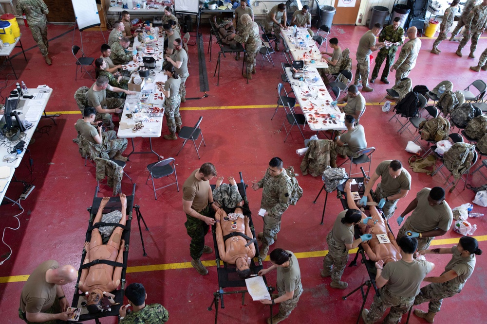 Effects and enablers team create real-world training during Global Medic exercise.