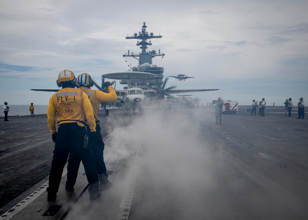 Daily Operations Aboard USS George H.W. Bush (CVN 77)