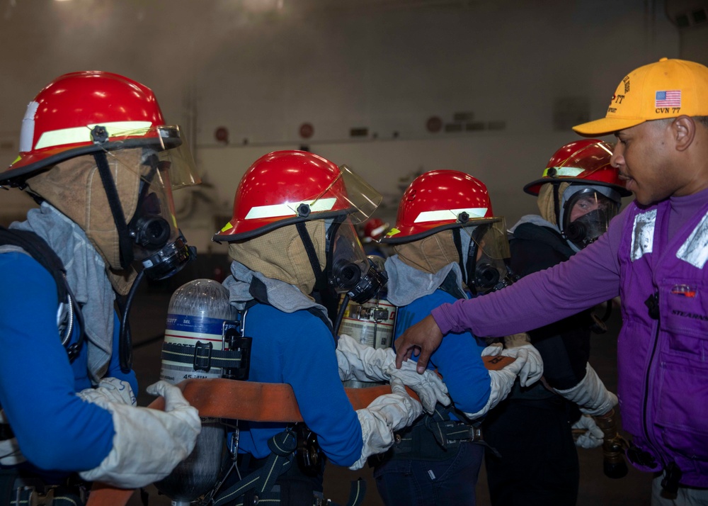 Daily Operations Aboard USS George H.W. Bush (CVN 77)