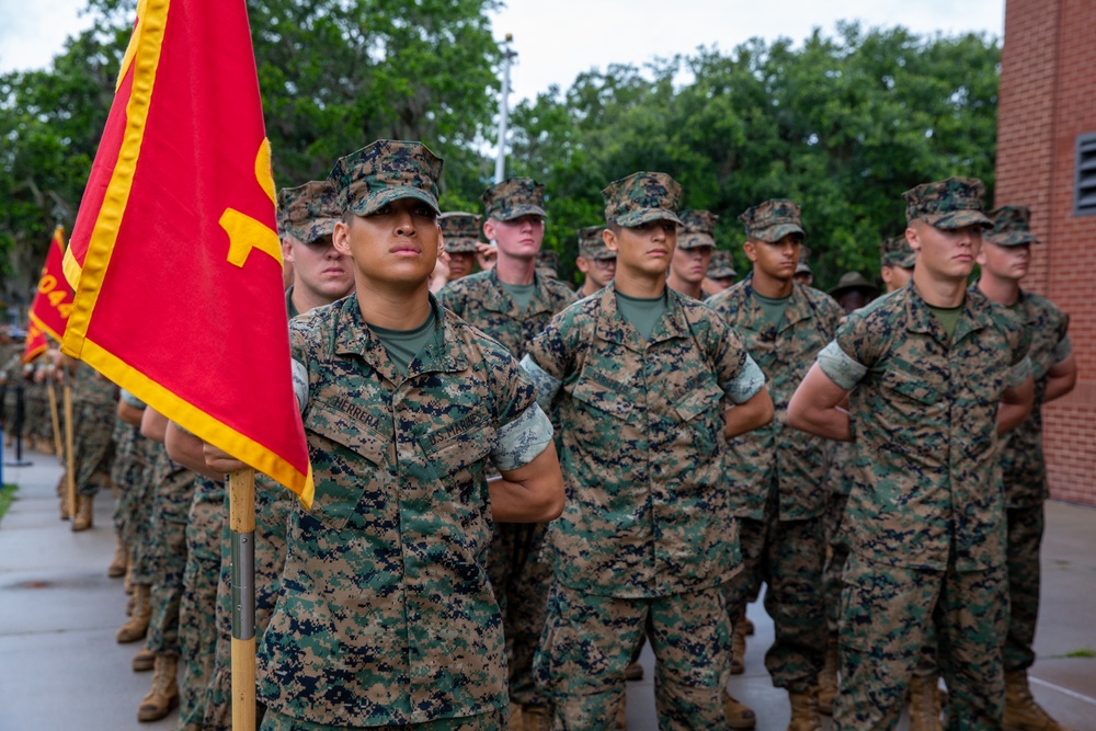 Miami native graduates as honor graduate for platoon 1042, 1st Recruit Training Battalion, Marine Corps Recruit Depot Parris Island