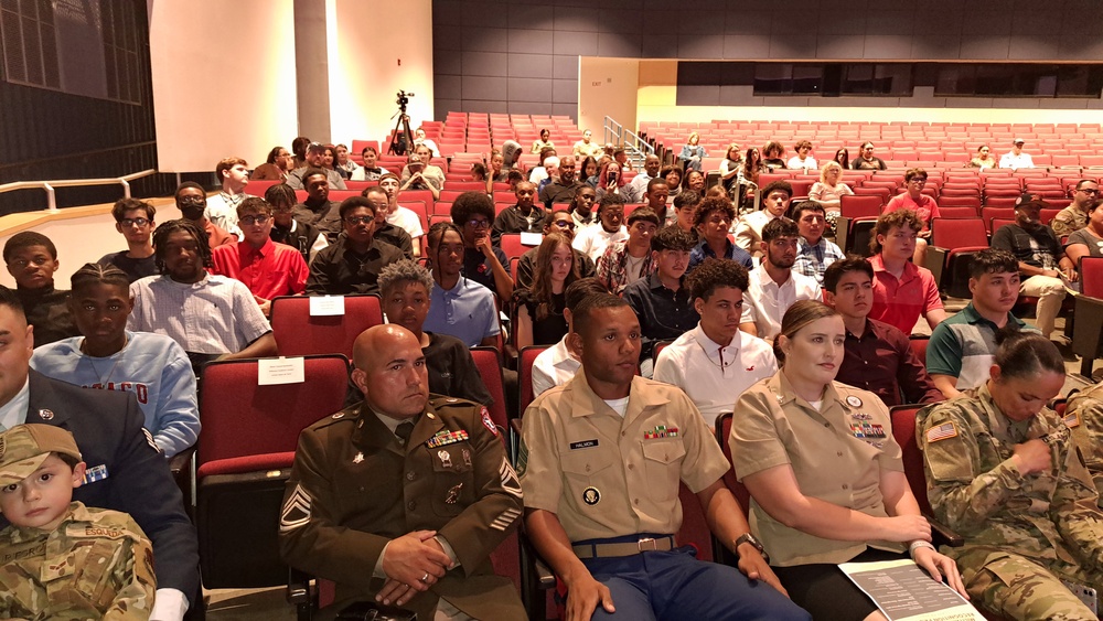 Ceremony honors new military recruits
