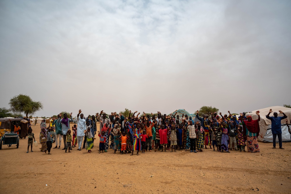SOCAF members meet with internally displaced persons camp leaders