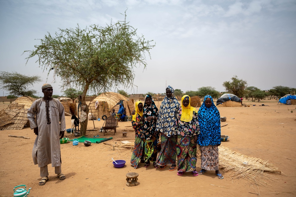 SOCAF members meet with internally displaced persons camp leaders