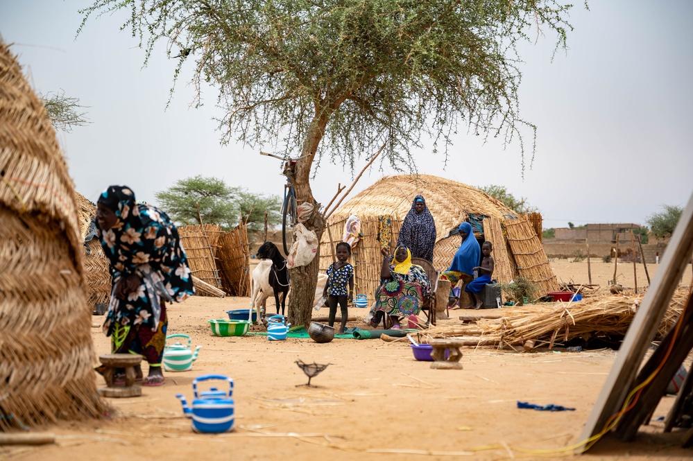 SOCAF members meet with internally displaced persons camp leaders