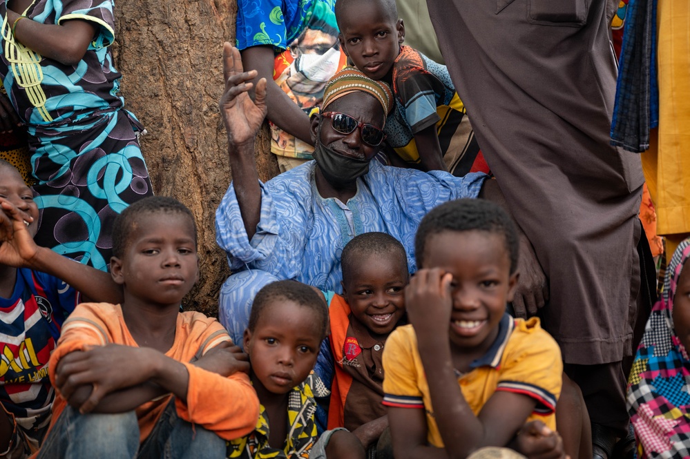 SOCAF members meet with internally displaced persons camp leaders