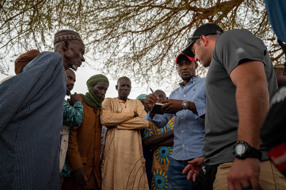 SOCAF members meet with internally displaced persons camp leaders