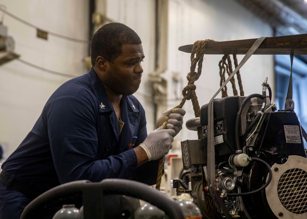 Daily Operations Aboard USS George H.W. Bush (CVN 77)