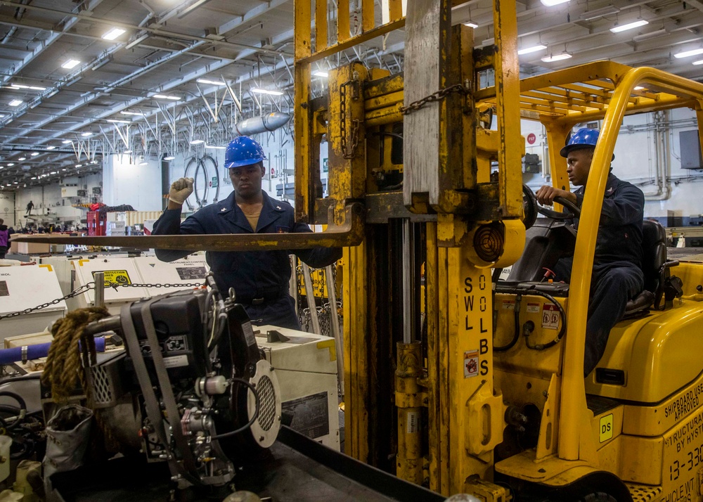 Daily Operations Aboard USS George H.W. Bush (CVN 77)