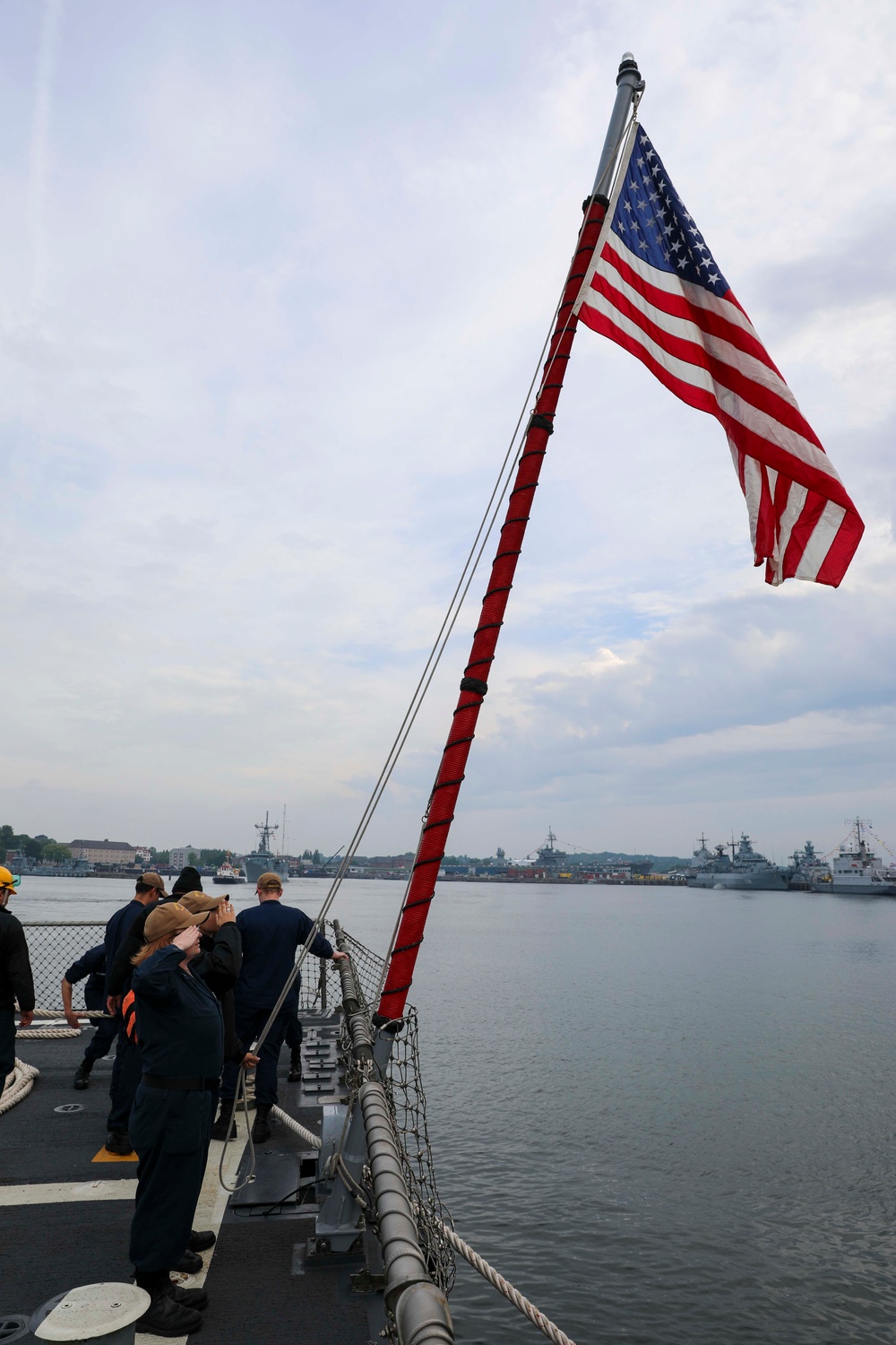 USS Paul Ignatius Kiel, Germany Sea and Anchor
