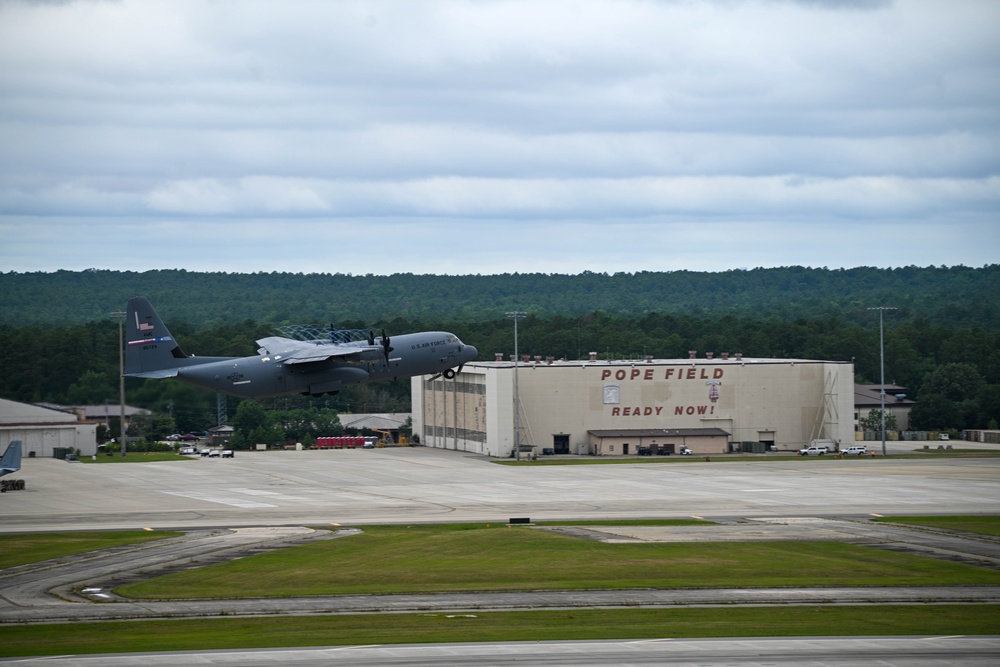 Predictable Iron - C130 taking off