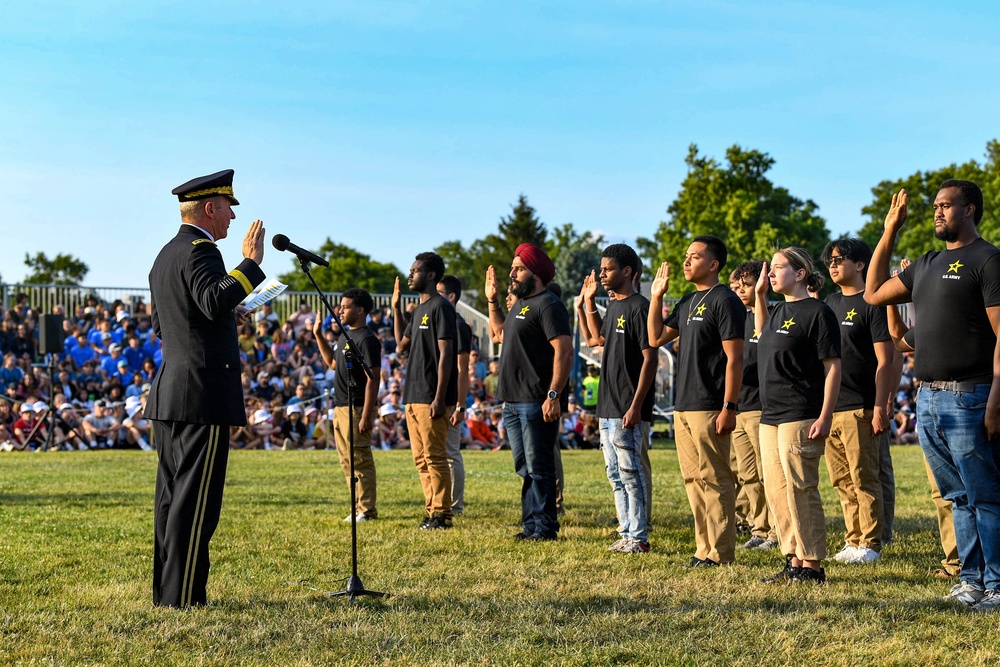 Twilight Tattoo on the 248th Army Birthday