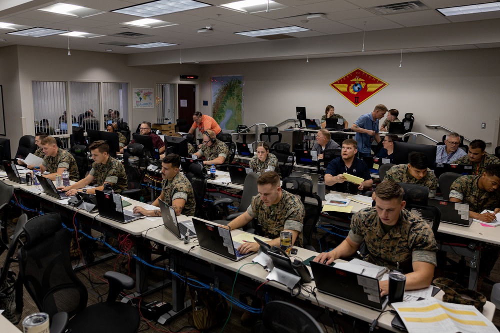 U.S. Marines with 2nd Marine Aircraft Wing participate in Wing Exercise 23