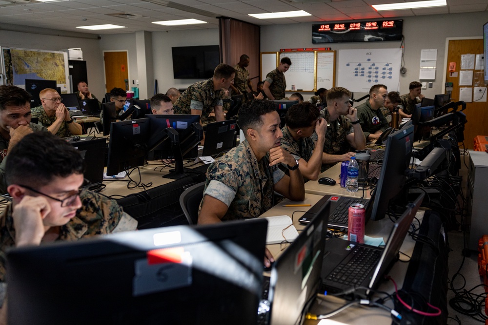 U.S. Marines with 2nd Marine Aircraft Wing participate in Wing Exercise 23