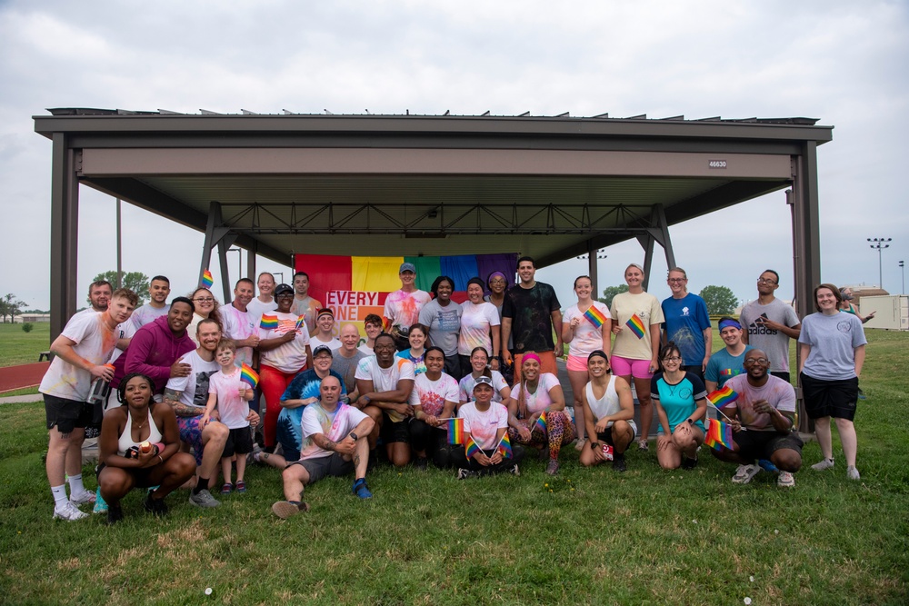 Pride Color Run at McConnell, 2023