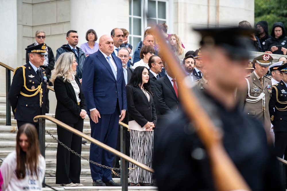 Italian Minister of Defense Guido Crosetto Visits Arlington National Cemetery