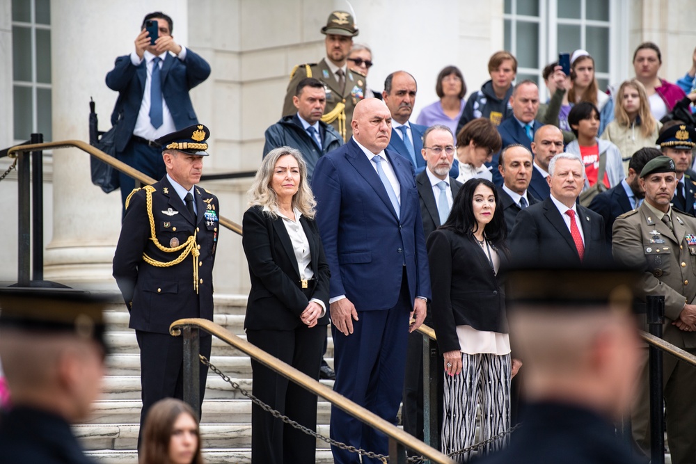 Italian Minister of Defense Guido Crosetto Visits Arlington National Cemetery