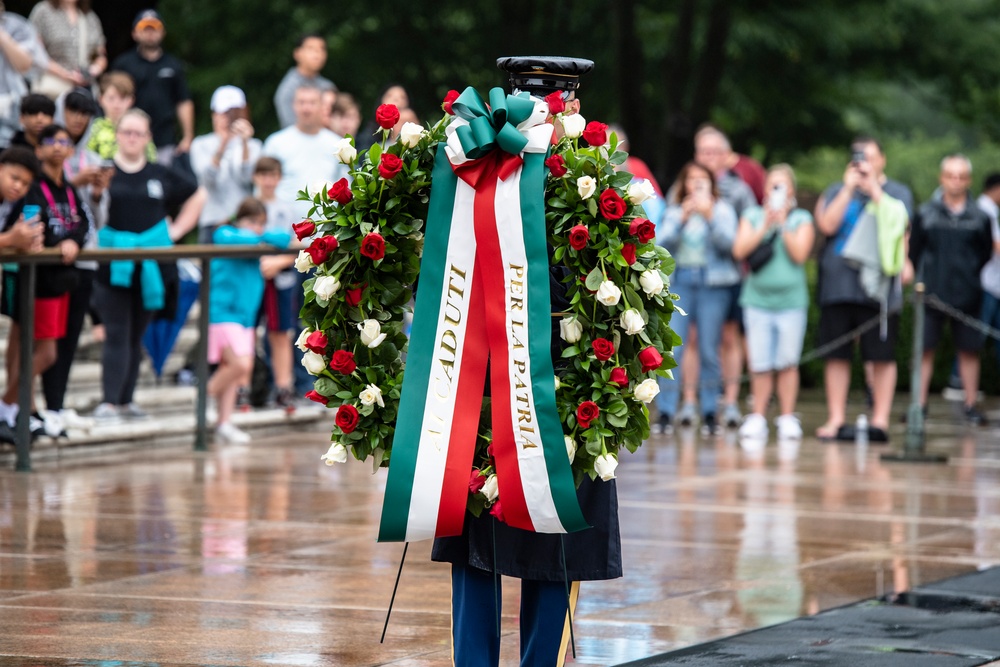 Italian Minister of Defense Guido Crosetto Visits Arlington National Cemetery